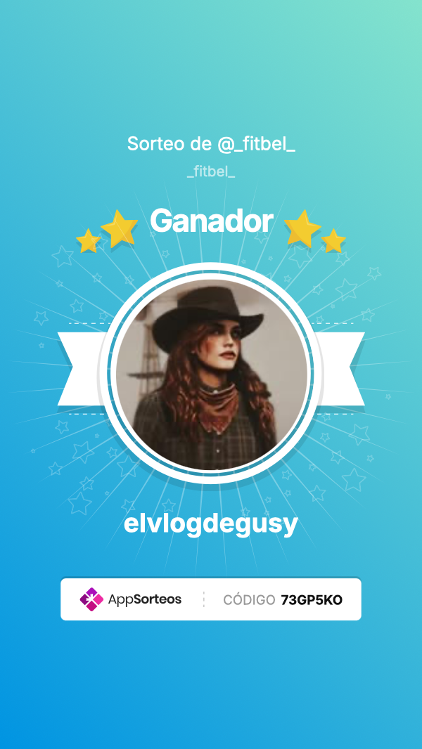 Ganador del sorteo con Fitbel – 18 de mayo de 2026