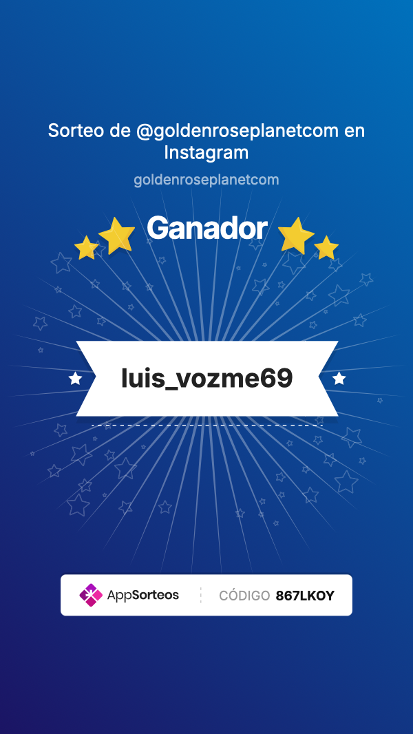 Ganador del sorteo de Instagram – 2 de marzo de 2026
