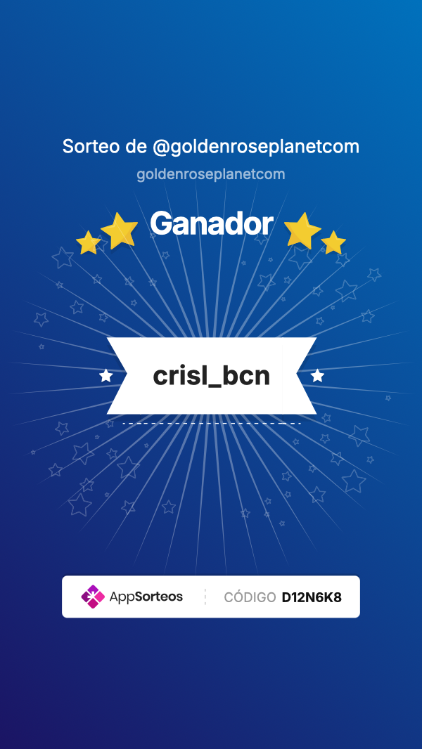 Ganador del sorteo de Instagram – 25 de mayo de 2026