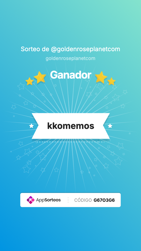 Ganador del sorteo de Instagram – 6 de julio de 2026