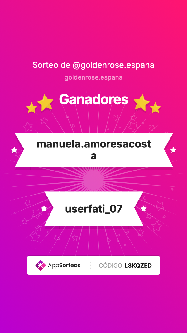 Ganadores del sorteo de Instagram – 14 de septiembre de 2026
