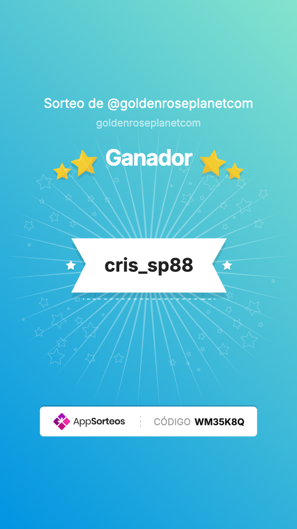 Ganador del sorteo de Instagram – 4 de mayo de 2026