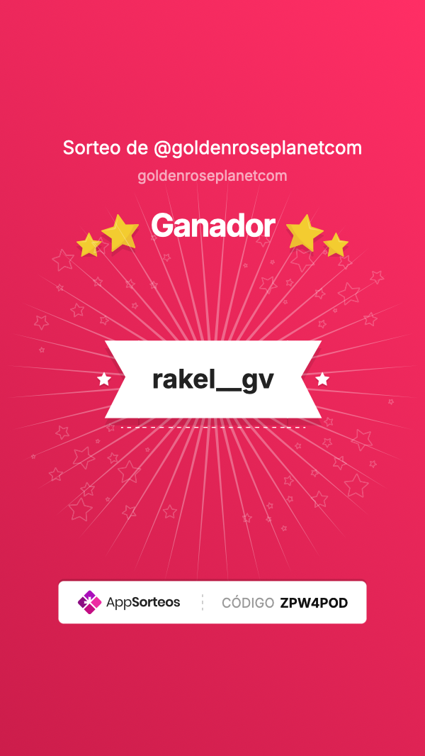 Ganador del sorteo de Instagram – 12 de mayo de 2026