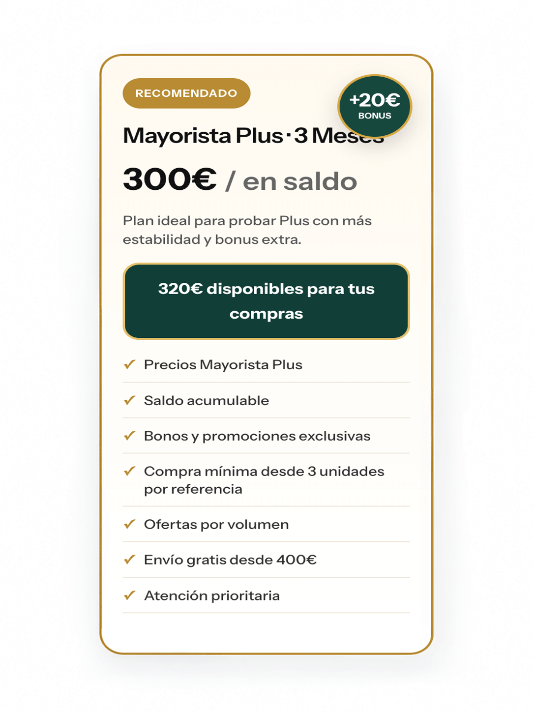 Mayorista Plus - 3 meses