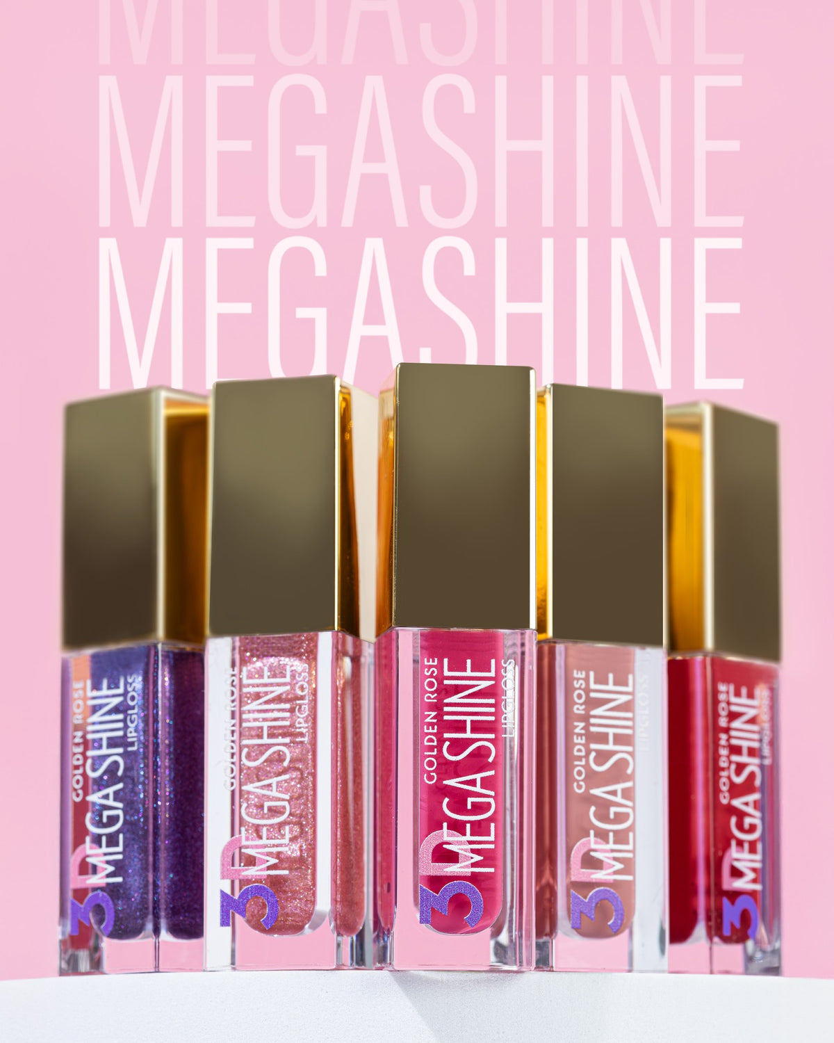 3D Mega Shine Lip Gloss - Brillo de labios efecto glass shine