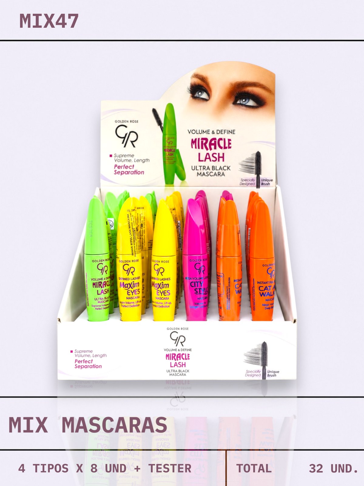 MIX 47 / Mascaras – 4 tipos