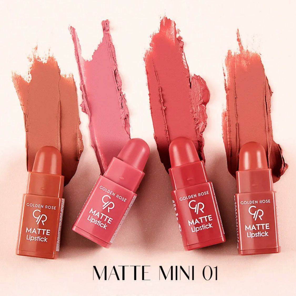 Matte Lipstick Mini Set - Set de 4 mini labiales mate