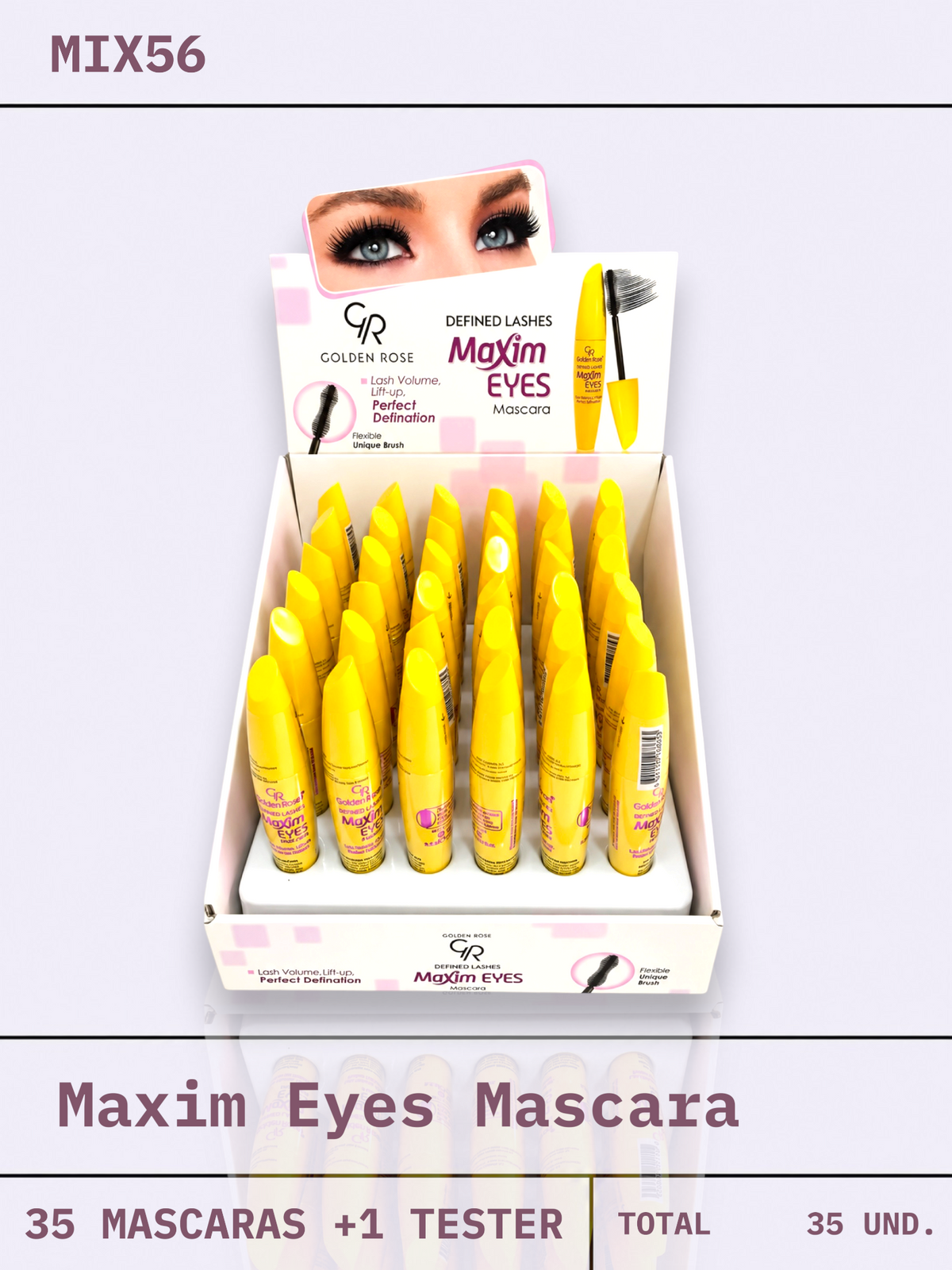 MIX 56 / Maxim Eyes Mascara - 35 UND.