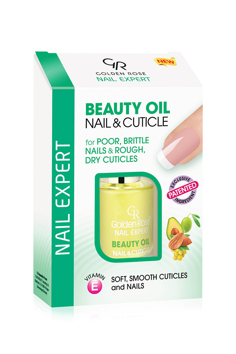 Golden Rose Nail Expert Beauty Oil para uñas y cutículas con aceites nutritivos