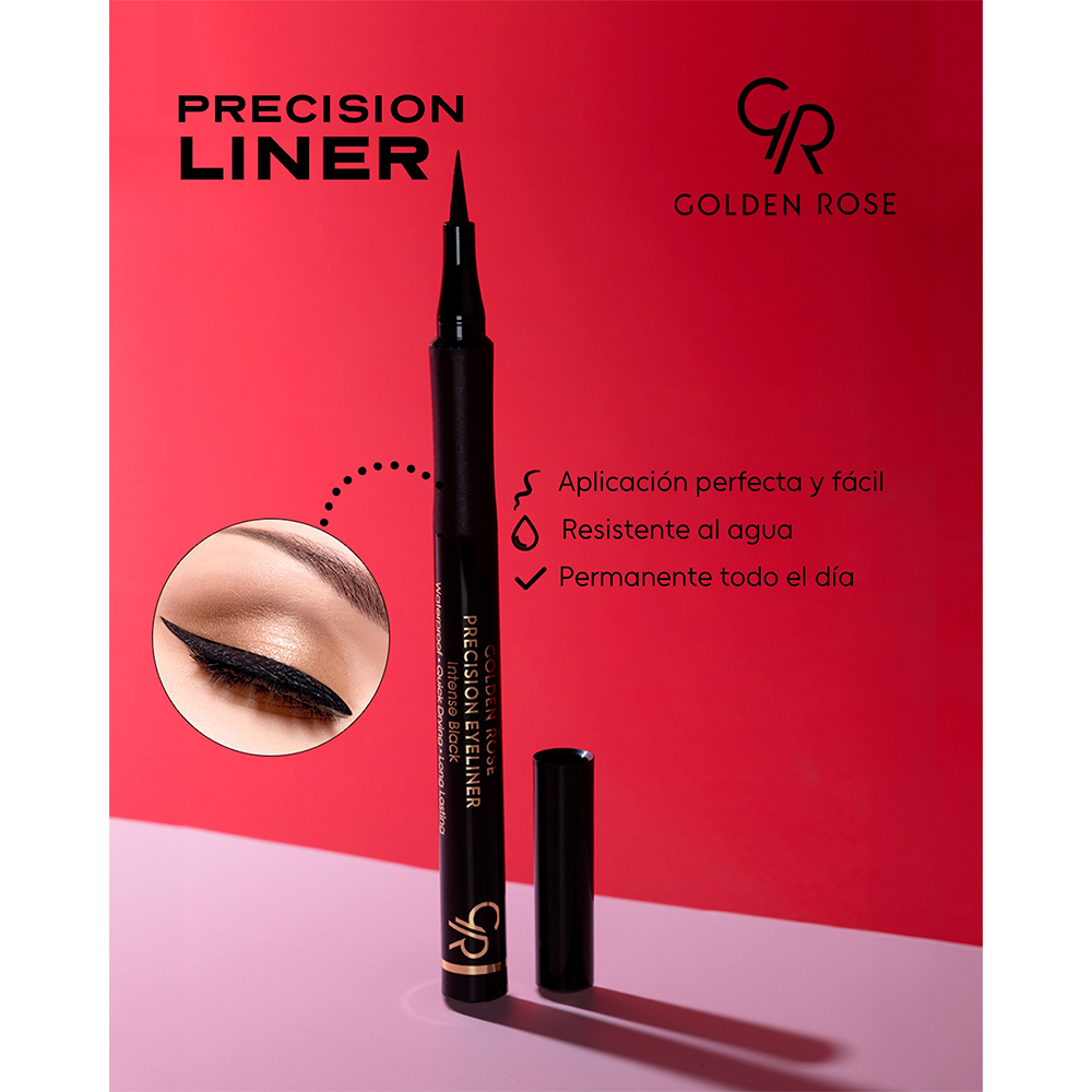 Precision Liner - Eyeliner líquido tipo rotulador negro waterproof