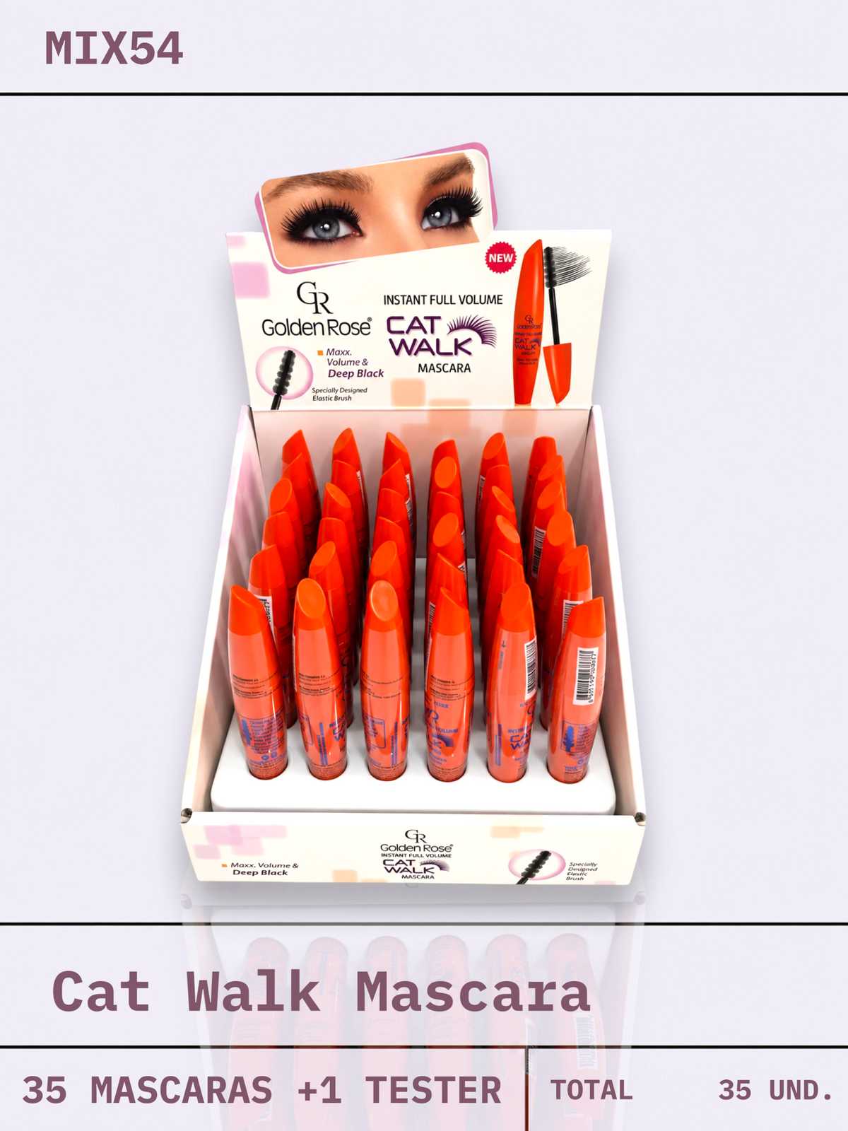 MIX 54 / Cat Walk Mascara - 35 UND.