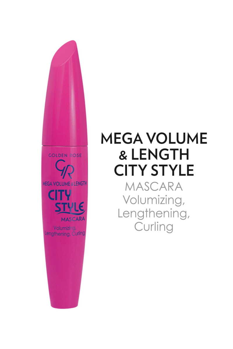 City Style Mascara - Máscara de pestañas volumen y longitud negra