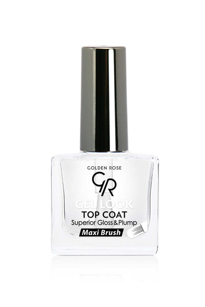 Top coat gel brillo Golden Rose Gel Look