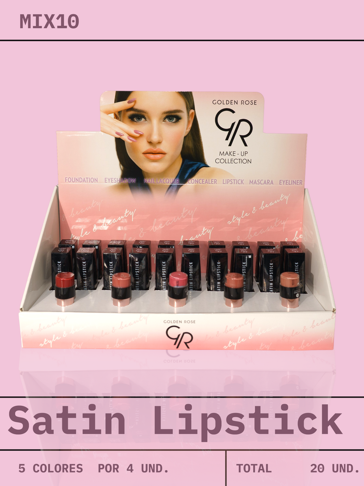 MIX 10 / Satin Lipstick