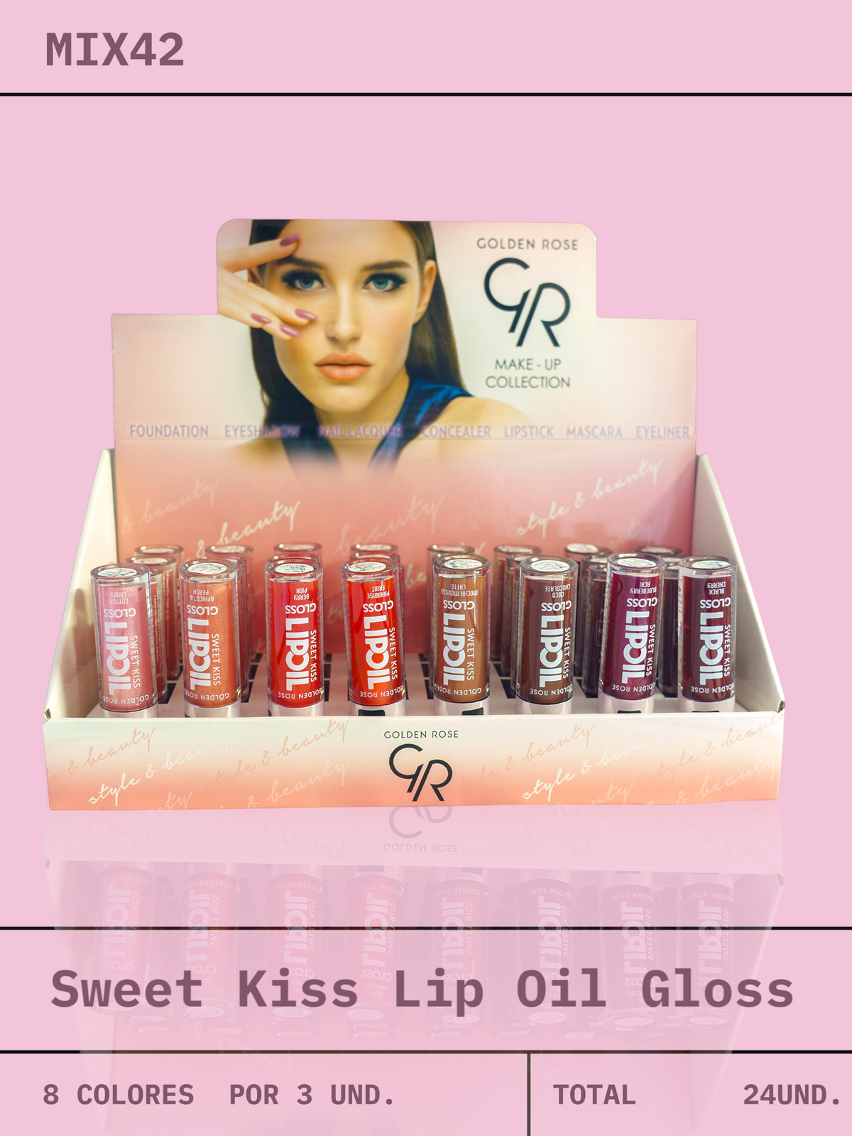 MIX 42  / Sweet Kiss Lip Oil Gloss