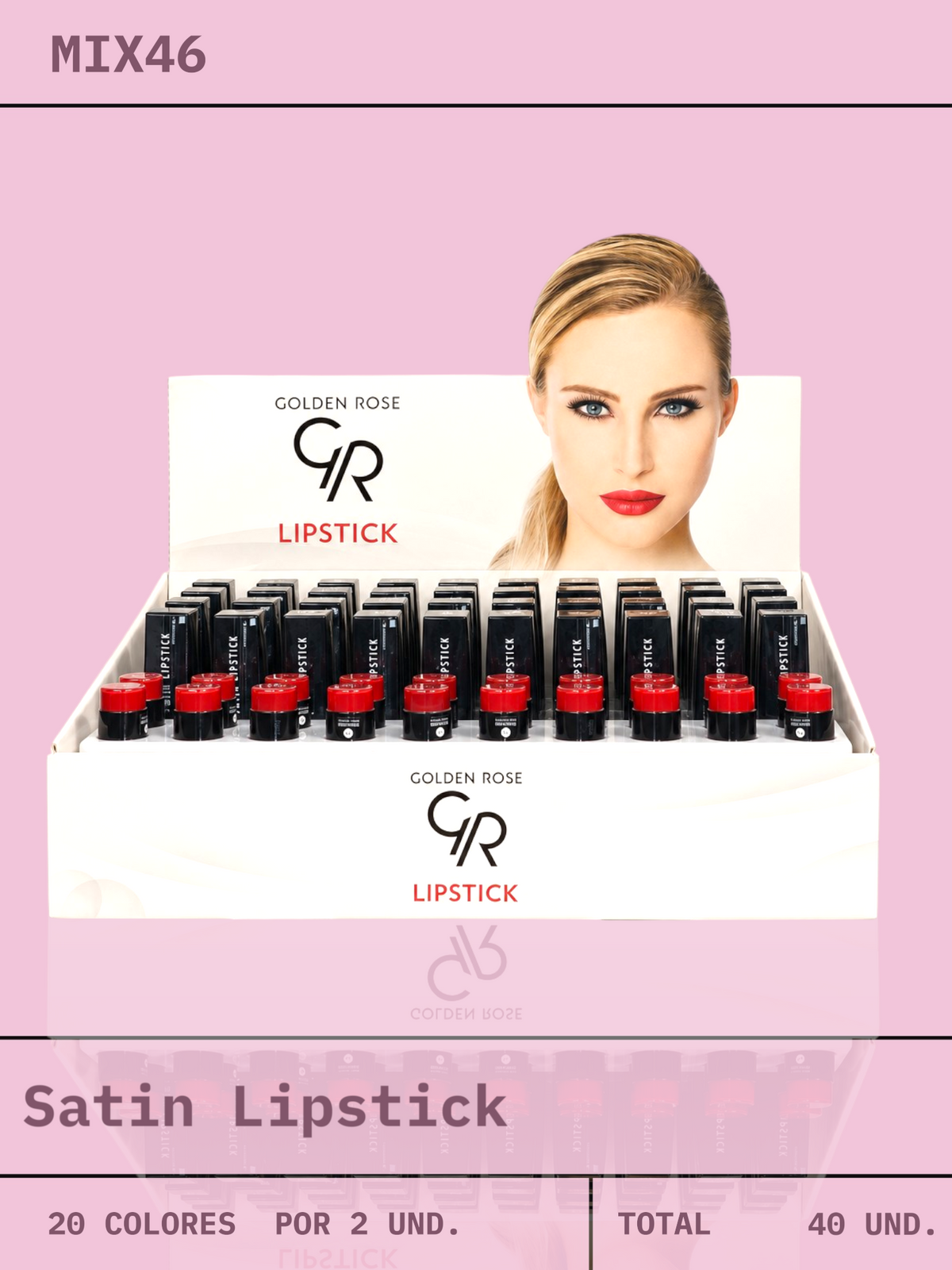 MIX 46 / Satin Lipstick – 20 colores