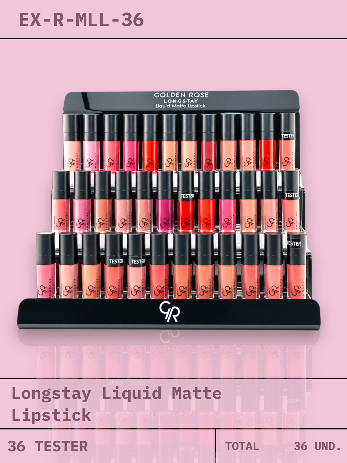 Expositor GR Longstay con 36 Testers